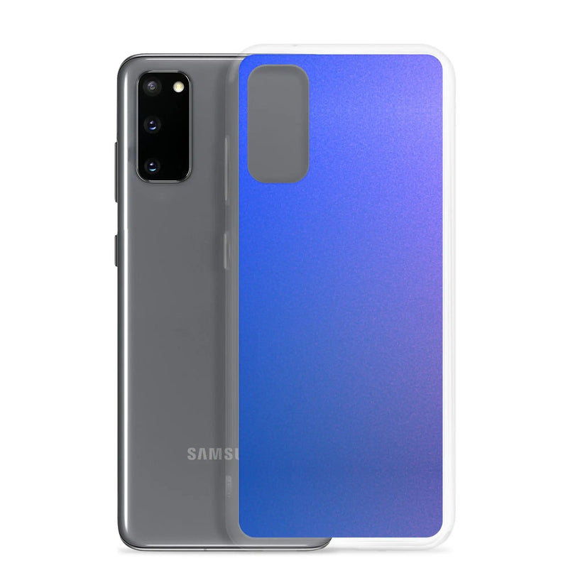 Load image into Gallery viewer, Colorful Intense Blue Violet Gradient Flexible Clear Samsung Case Bump Resistant Corners CREATIVETECH