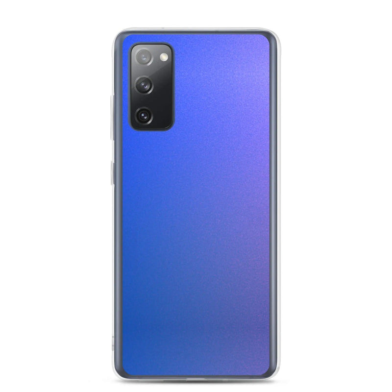 Load image into Gallery viewer, Colorful Intense Blue Violet Gradient Flexible Clear Samsung Case Bump Resistant Corners CREATIVETECH