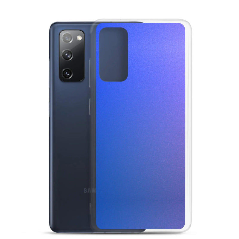Load image into Gallery viewer, Colorful Intense Blue Violet Gradient Flexible Clear Samsung Case Bump Resistant Corners CREATIVETECH