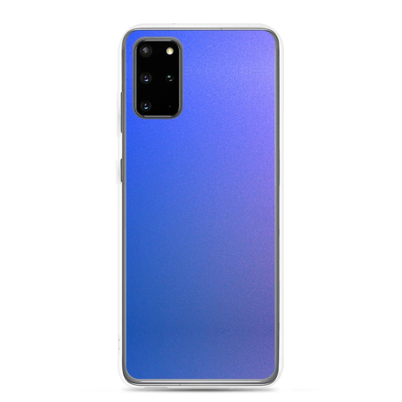 Load image into Gallery viewer, Colorful Intense Blue Violet Gradient Flexible Clear Samsung Case Bump Resistant Corners CREATIVETECH