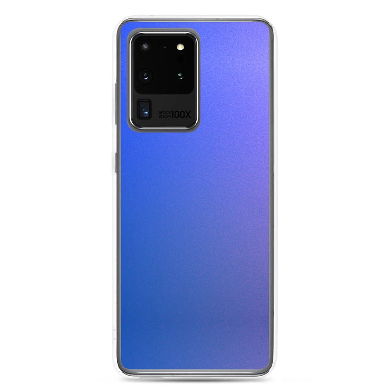 Load image into Gallery viewer, Colorful Intense Blue Violet Gradient Flexible Clear Samsung Case Bump Resistant Corners CREATIVETECH