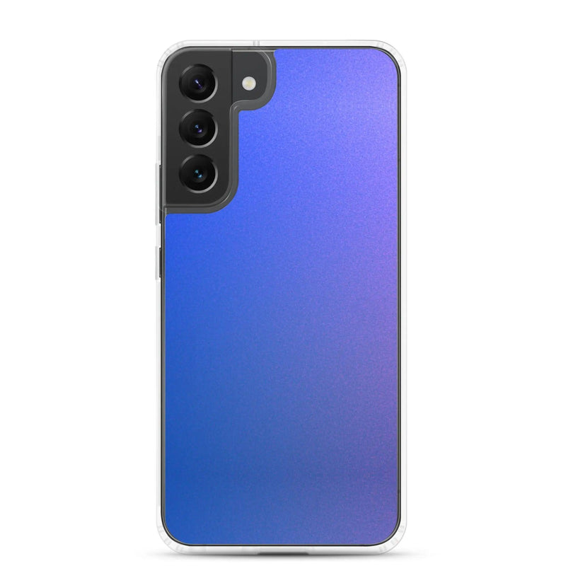 Load image into Gallery viewer, Colorful Intense Blue Violet Gradient Flexible Clear Samsung Case Bump Resistant Corners CREATIVETECH