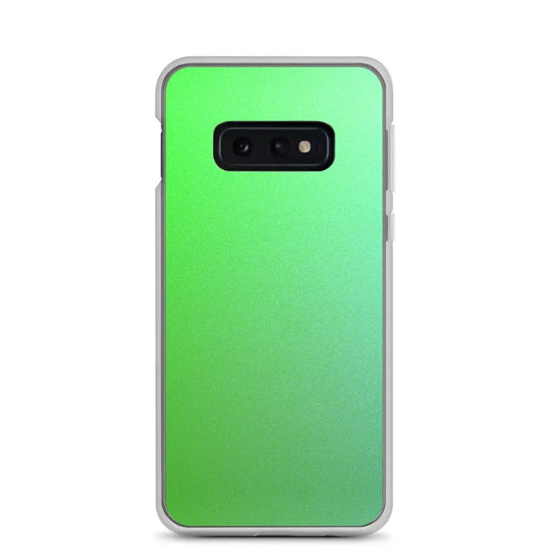 Load image into Gallery viewer, Colorful Intense Green Gradient Flexible Clear Samsung Case Bump Resistant Corners CREATIVETECH