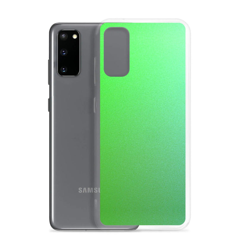 Load image into Gallery viewer, Colorful Intense Green Gradient Flexible Clear Samsung Case Bump Resistant Corners CREATIVETECH