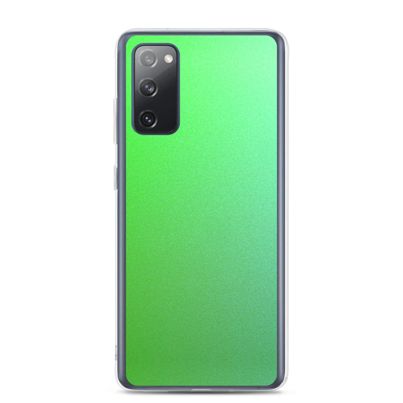 Load image into Gallery viewer, Colorful Intense Green Gradient Flexible Clear Samsung Case Bump Resistant Corners CREATIVETECH