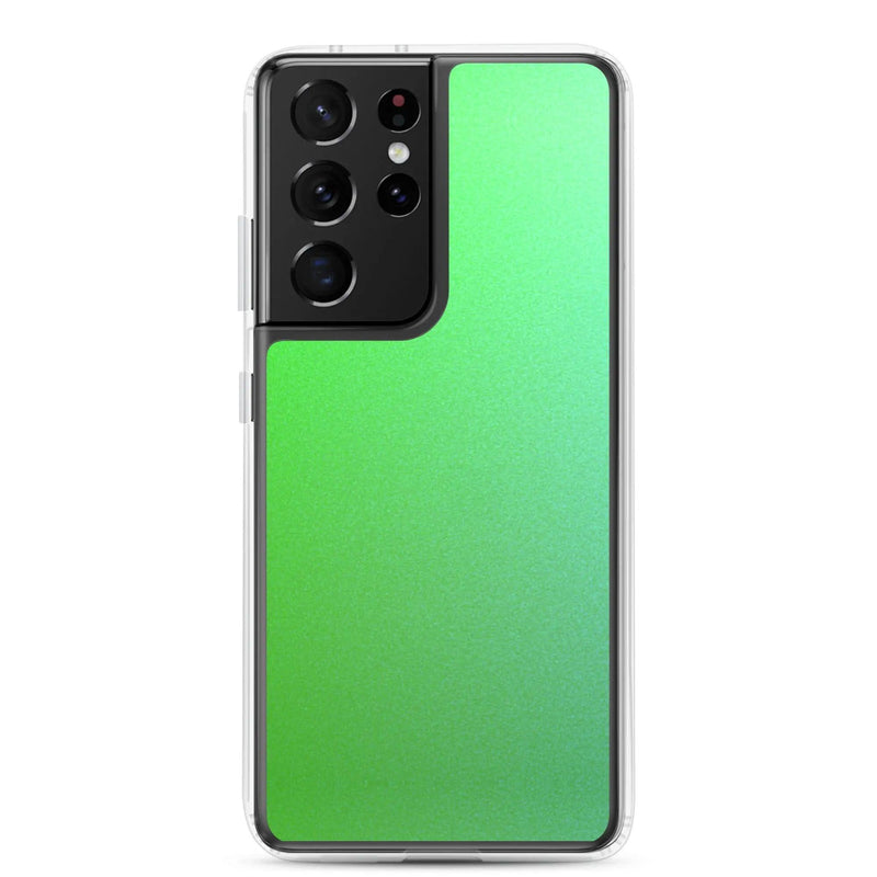 Load image into Gallery viewer, Colorful Intense Green Gradient Flexible Clear Samsung Case Bump Resistant Corners CREATIVETECH