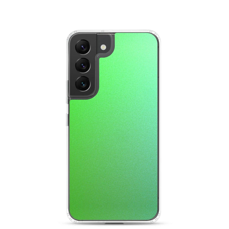 Load image into Gallery viewer, Colorful Intense Green Gradient Flexible Clear Samsung Case Bump Resistant Corners CREATIVETECH