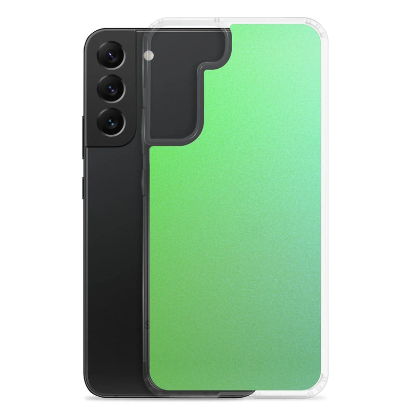 Load image into Gallery viewer, Colorful Intense Green Gradient Flexible Clear Samsung Case Bump Resistant Corners CREATIVETECH