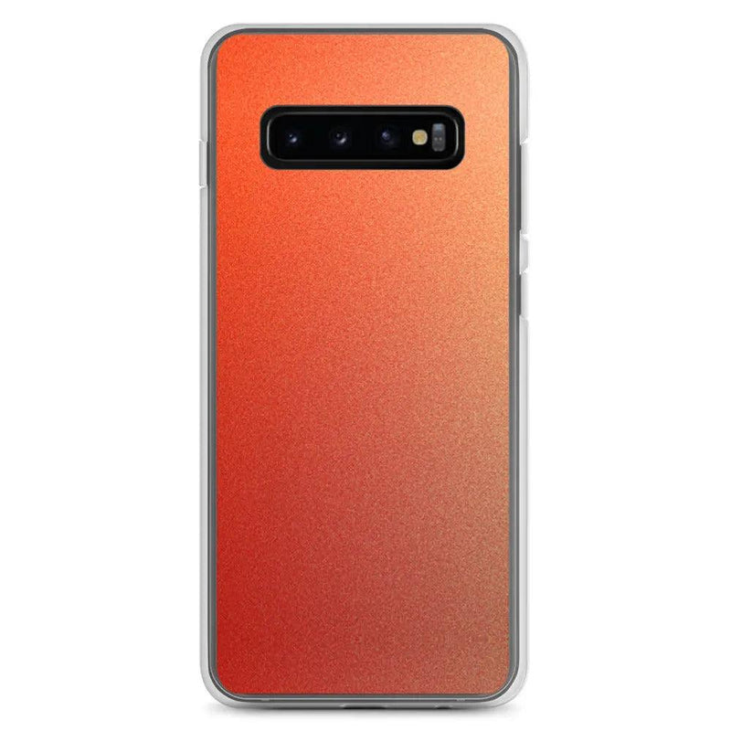 Load image into Gallery viewer, Colorful Intense Red Orange Gradient Flexible Clear Samsung Case Bump Resistant Corners CREATIVETECH