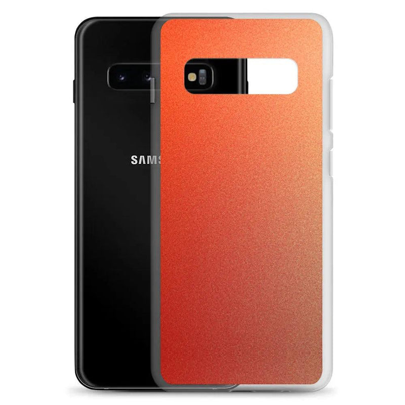 Load image into Gallery viewer, Colorful Intense Red Orange Gradient Flexible Clear Samsung Case Bump Resistant Corners CREATIVETECH
