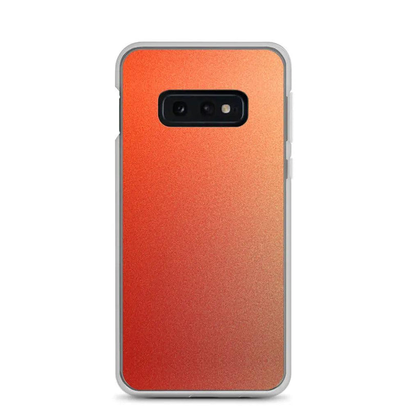 Load image into Gallery viewer, Colorful Intense Red Orange Gradient Flexible Clear Samsung Case Bump Resistant Corners CREATIVETECH
