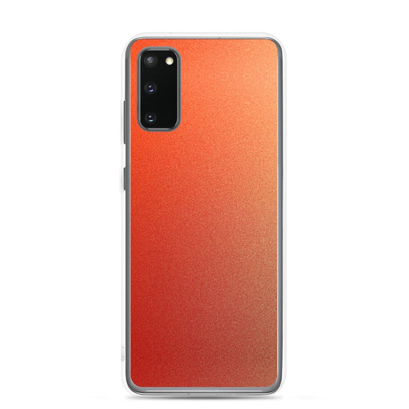 Load image into Gallery viewer, Colorful Intense Red Orange Gradient Flexible Clear Samsung Case Bump Resistant Corners CREATIVETECH
