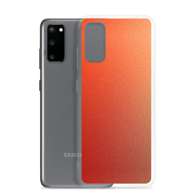 Load image into Gallery viewer, Colorful Intense Red Orange Gradient Flexible Clear Samsung Case Bump Resistant Corners CREATIVETECH