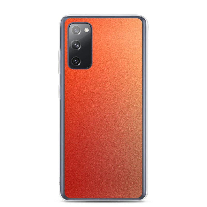 Load image into Gallery viewer, Colorful Intense Red Orange Gradient Flexible Clear Samsung Case Bump Resistant Corners CREATIVETECH