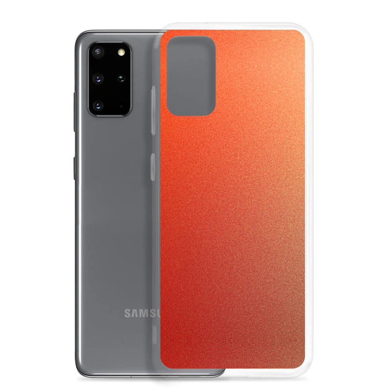 Load image into Gallery viewer, Colorful Intense Red Orange Gradient Flexible Clear Samsung Case Bump Resistant Corners CREATIVETECH