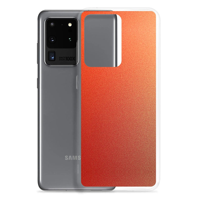 Load image into Gallery viewer, Colorful Intense Red Orange Gradient Flexible Clear Samsung Case Bump Resistant Corners CREATIVETECH