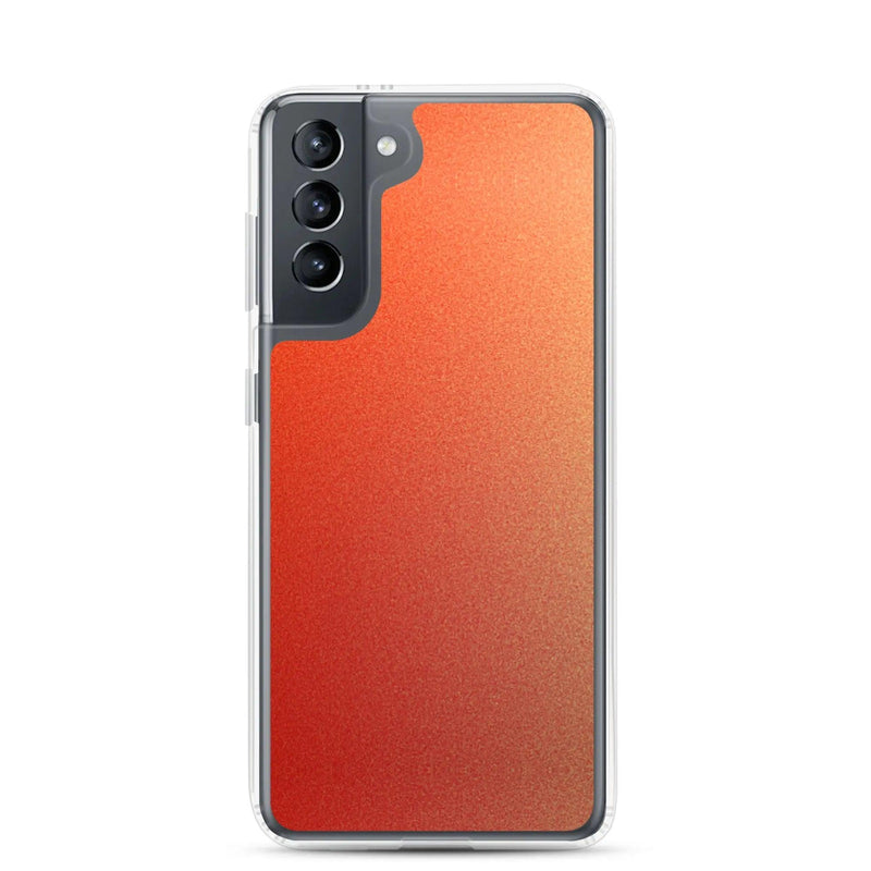 Load image into Gallery viewer, Colorful Intense Red Orange Gradient Flexible Clear Samsung Case Bump Resistant Corners CREATIVETECH