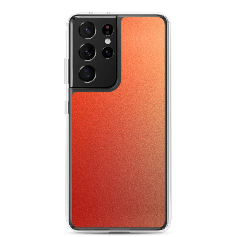 Load image into Gallery viewer, Colorful Intense Red Orange Gradient Flexible Clear Samsung Case Bump Resistant Corners CREATIVETECH