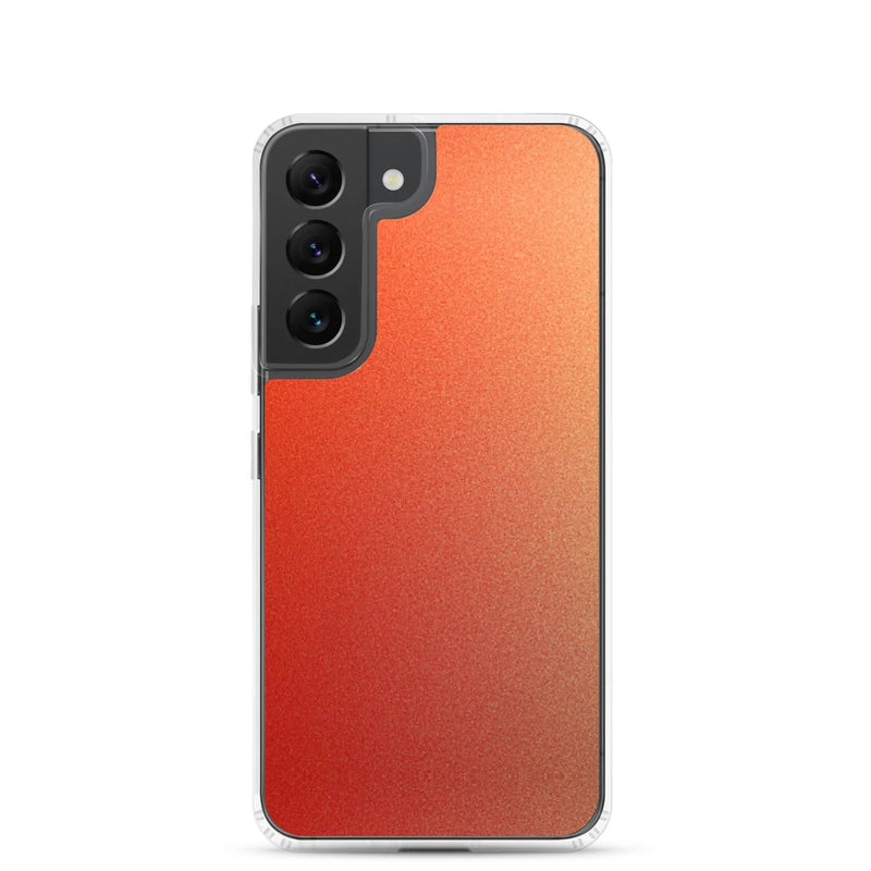 Load image into Gallery viewer, Colorful Intense Red Orange Gradient Flexible Clear Samsung Case Bump Resistant Corners CREATIVETECH