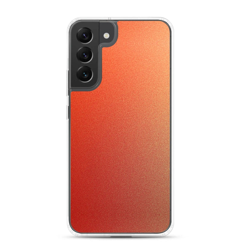 Load image into Gallery viewer, Colorful Intense Red Orange Gradient Flexible Clear Samsung Case Bump Resistant Corners CREATIVETECH