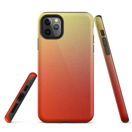 Colorful Red Double Layered Impact Resistant Tough iPhone Case 3D Wrap Matte or Glossy Finish CREATIVETECH