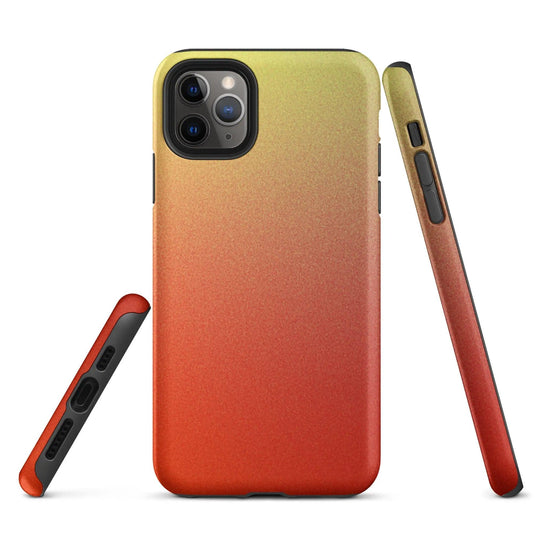 Colorful Red Double Layered Impact Resistant Tough iPhone Case 3D Wrap Matte or Glossy Finish CREATIVETECH