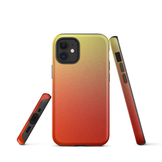 Colorful Red Double Layered Impact Resistant Tough iPhone Case 3D Wrap Matte or Glossy Finish CREATIVETECH
