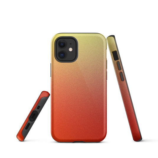 Colorful Red Double Layered Impact Resistant Tough iPhone Case 3D Wrap Matte or Glossy Finish CREATIVETECH