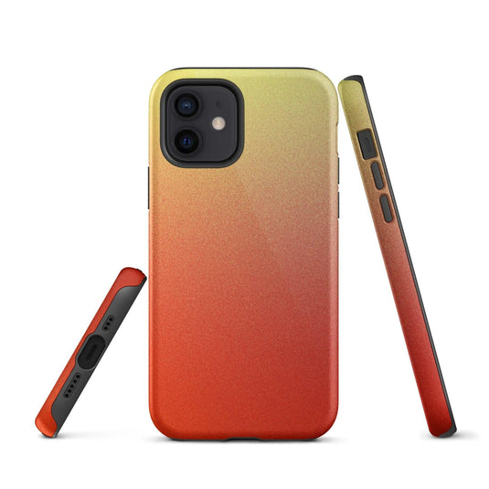 Colorful Red Double Layered Impact Resistant Tough iPhone Case 3D Wrap Matte or Glossy Finish CREATIVETECH
