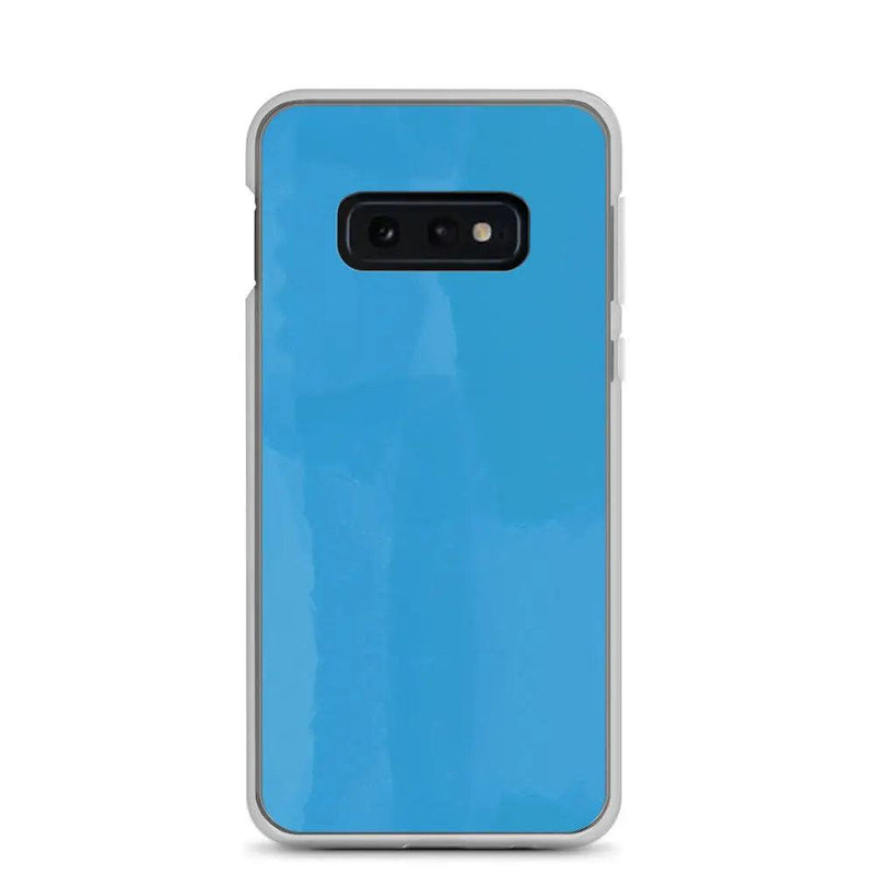 Load image into Gallery viewer, Colorful Vivid Blue Industrial Paint Style Flexible Clear Samsung Case Bump Resistant Corners CREATIVETECH