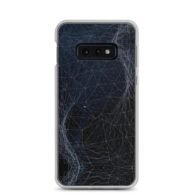 Load image into Gallery viewer, Dark Cyber Flexible Clear Samsung Case Bump Resistant Corners CREATIVETECH