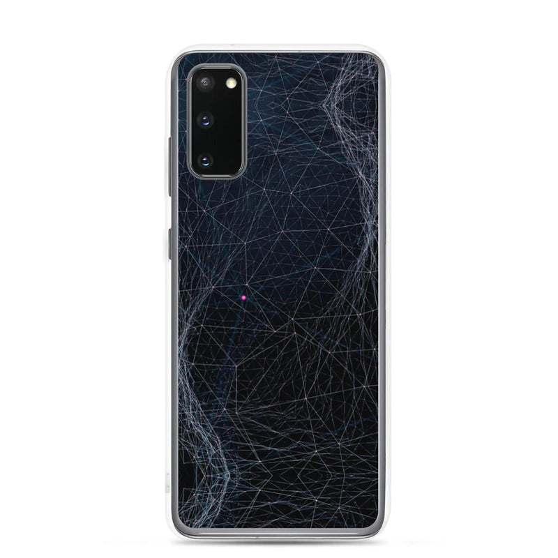Load image into Gallery viewer, Dark Cyber Flexible Clear Samsung Case Bump Resistant Corners CREATIVETECH