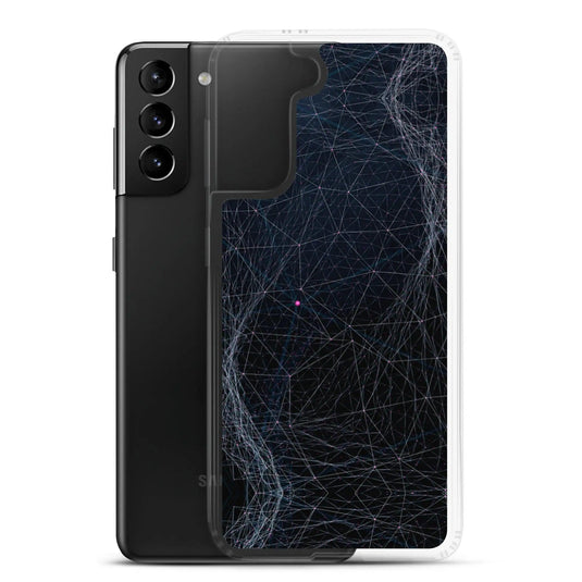 Dark Cyber Flexible Clear Samsung Case Bump Resistant Corners CREATIVETECH