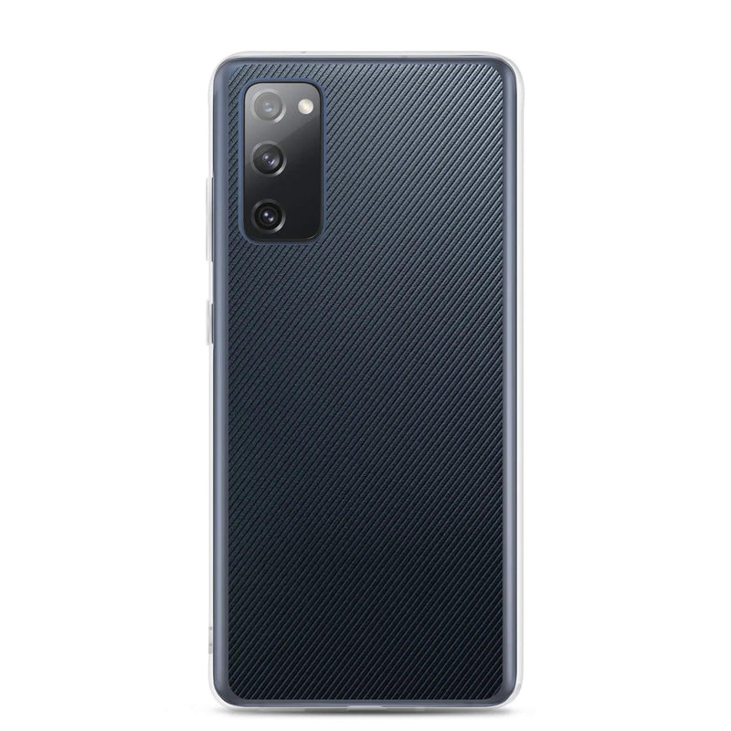 Load image into Gallery viewer, Dark Grey Black Striped Industrial Rubber Flexible Clear Samsung Case Bump Resistant Corners CREATIVETECH