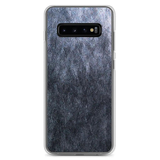 Dark Grey Industrial Stone Flexible Clear Samsung Case Bump Resistant Corners CREATIVETECH