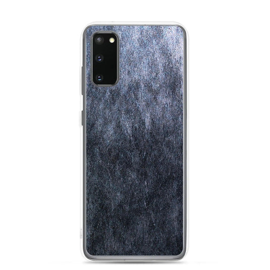 Dark Grey Industrial Stone Flexible Clear Samsung Case Bump Resistant Corners CREATIVETECH