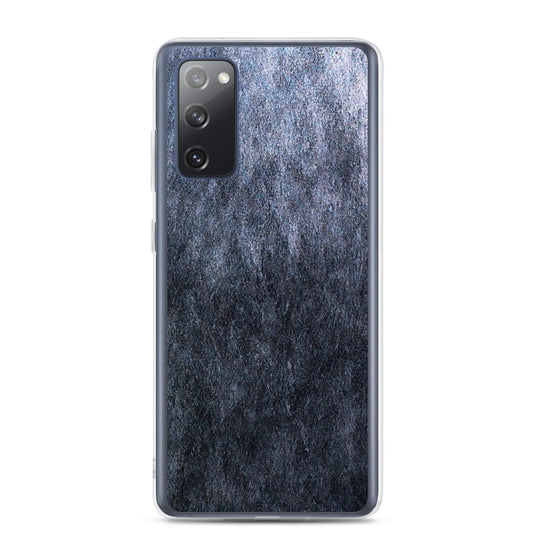 Dark Grey Industrial Stone Flexible Clear Samsung Case Bump Resistant Corners CREATIVETECH