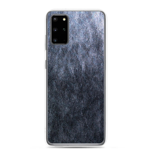 Dark Grey Industrial Stone Flexible Clear Samsung Case Bump Resistant Corners CREATIVETECH