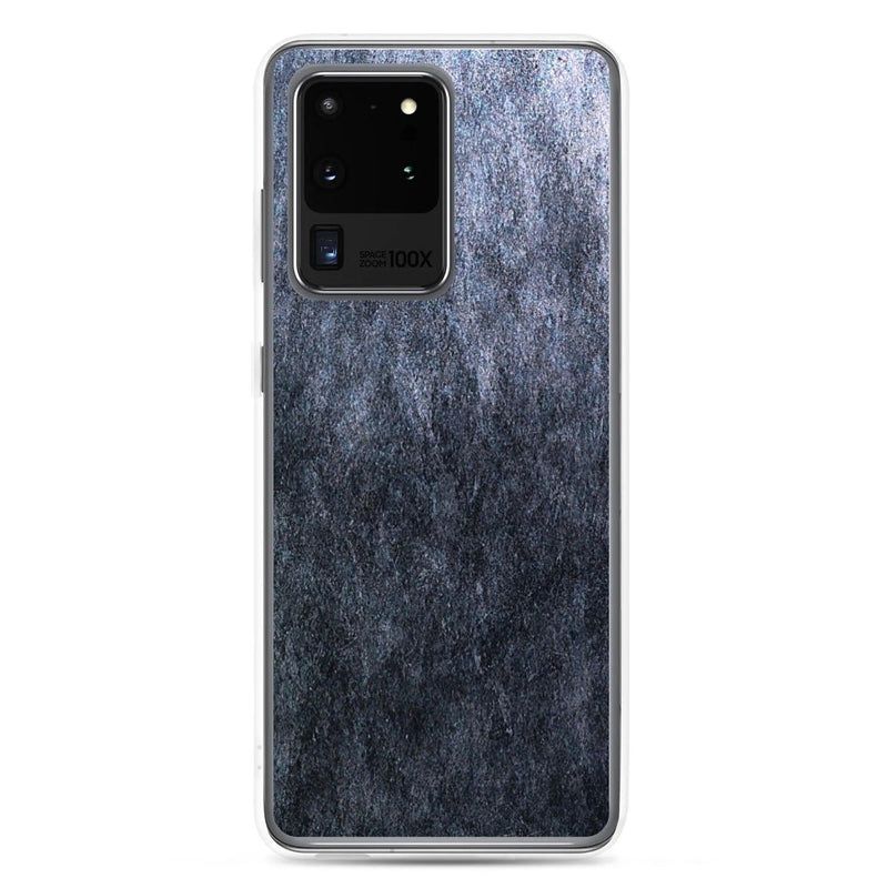 Load image into Gallery viewer, Dark Grey Industrial Stone Flexible Clear Samsung Case Bump Resistant Corners CREATIVETECH