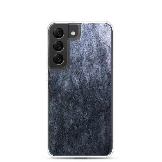 Dark Grey Industrial Stone Flexible Clear Samsung Case Bump Resistant Corners CREATIVETECH