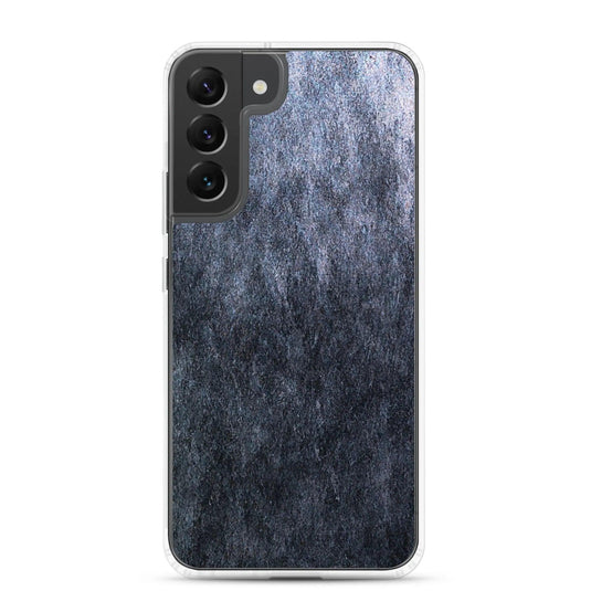 Dark Grey Industrial Stone Flexible Clear Samsung Case Bump Resistant Corners CREATIVETECH