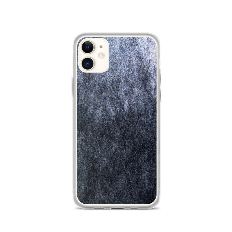 Load image into Gallery viewer, Dark Grey Metal Stone Industrial Style Flexible Clear iPhone Case Bump Resistant Corners CREATIVETECH
