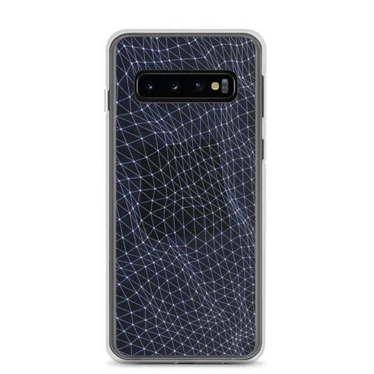 Dark Polygon Flexible Clear Samsung Case Bump Resistant Corners CREATIVETECH