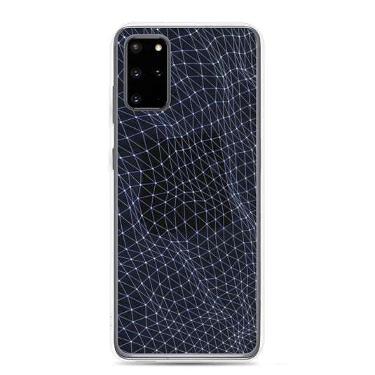 Dark Polygon Flexible Clear Samsung Case Bump Resistant Corners CREATIVETECH