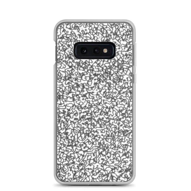 Load image into Gallery viewer, Elegant Black White Tender Organic Pattern Variation Flexible Clear Samsung Case Bump Resistant Corners CREATIVETECH
