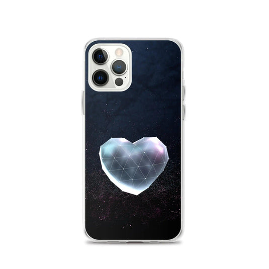 Heart Shaped Space Star Dust Flexible Clear iPhone Case Bump Resistant Corners CREATIVETECH
