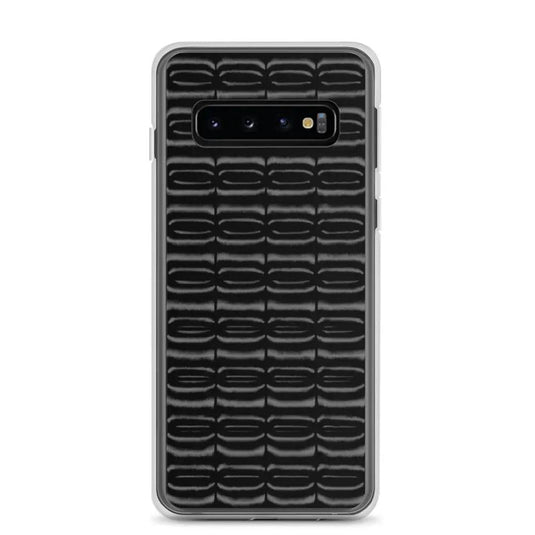 Industrial Carbon Black Graphite Flexible Clear Samsung Case Bump Resistant Corners CREATIVETECH