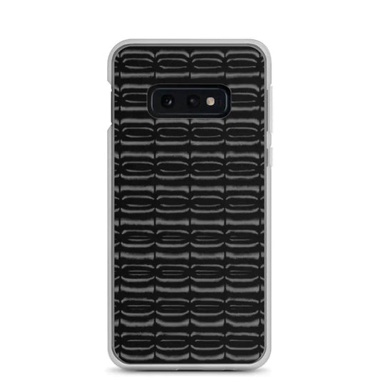 Industrial Carbon Black Graphite Flexible Clear Samsung Case Bump Resistant Corners CREATIVETECH