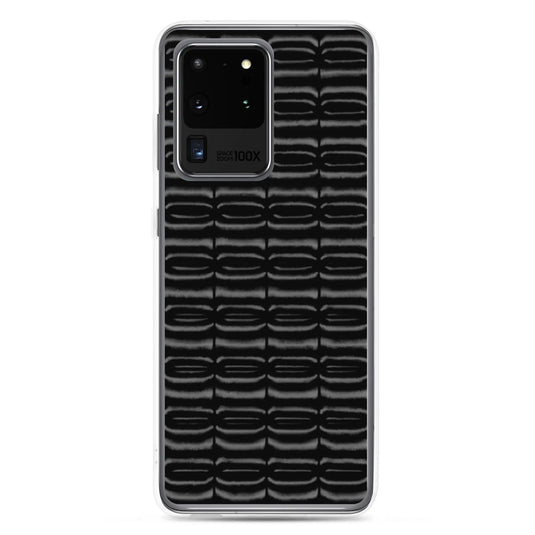 Industrial Carbon Black Graphite Flexible Clear Samsung Case Bump Resistant Corners CREATIVETECH