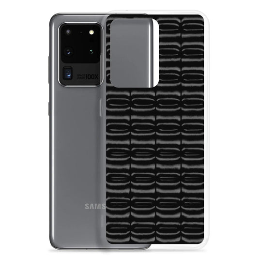 Industrial Carbon Black Graphite Flexible Clear Samsung Case Bump Resistant Corners CREATIVETECH